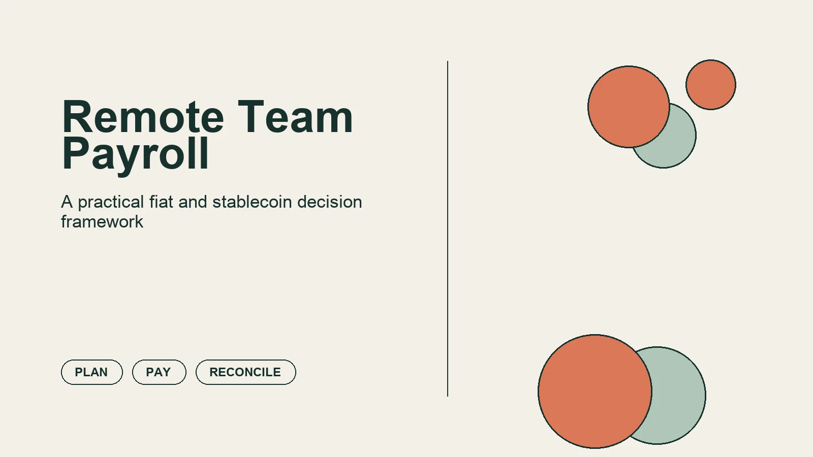 Editorial illustration introducing a practical remote team payroll framework